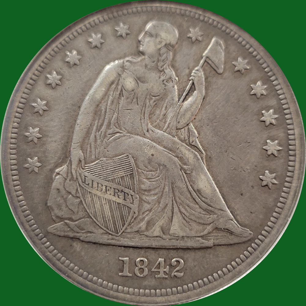1842-$1-Liberty-Seated-Dollar-#5